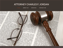 Tablet Screenshot of charlesjordanlaw.com